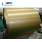 Pre Painted Coated  Aluminum Coil Alloy 1050  Gutter 1240mm 10MM Cutting for sale