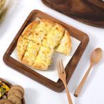 Solid Wood Irregular Shaped Tableware Dinner Plate Kitchen Supplies