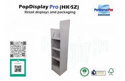 China Freely Standing Pouched Snacks Visual Merchandising Print Retail Shipper Display in Stores supplier