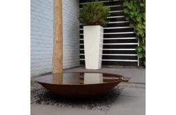 China Rusty Modern Design Corten Steel Water Feature Rustic Appeal supplier