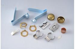 China Auto Car Custom High Precision Metal Stamping Parts Plates Brass Clips Electrical supplier