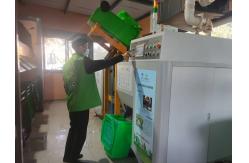 China Fully Automatic Food Waste Recycling Composting Feed Machine 300kg Per Day supplier