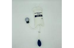China 500ml Medical Blood Pressure Cuff Manual Pressure Infusion Bag With Pressure Indicator supplier