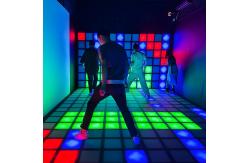 China 30x30cm Factory Interactive Active Game Led Floor Activate Dance Floor supplier