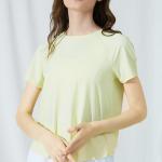 Solid Color Blank T Shirts Breathable Jogging Top Loose Top Short Sleeve for sale