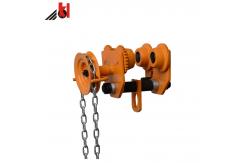 China 1 Ton Crane Lifting Monorail Push Beam Trolley With Hand Chain supplier