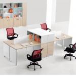 Anti - Water Office Furniture Partitions / 4 Person Office Workstation for sale