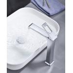 Waterfall Bathroom Basin Faucets , Chrome plated Wash Basin Tap Hot And Cold