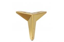 China Y Style Replacement Sofa Legs , Chrome Sofa Legs 2.5mm Thickness With Rubber supplier