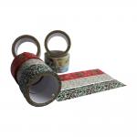 Water resistant Customized Pattern Designed Decorated Duct Tape For Packing for sale