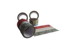 China Factory Customized Patterned Duct Tape For Sealing Carton supplier