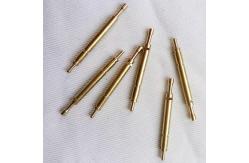 China Customized Part Spring Loaded Electrical Contact Pin/Plunger Barrel /Brass Gold Pogo Pin supplier