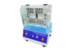 China CE Footwear Testing Equipment , ASTM D7854 Coated Fabric De Mattia Flex Tester supplier