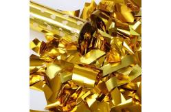 China Wholesale customized gold safe and environment-friendly confetti cannon for party supplier