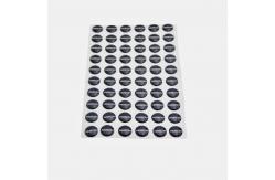 China 3d Circle Clear Epoxy Dome Stickers Labels PP PVC PET Led supplier