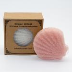 100% Natural Organic Shell Shaped Sponge Konjac Shower Sponge For Face