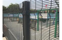 China Powder Coated Welded Wire Mesh Fence Panels For Prison With Square Hole supplier