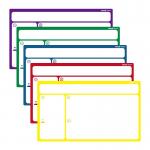 Dry Erase Magnetic Whiteboard Sticker Kanban Board Cards Custom Design for sale
