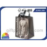 Luxury Paperboard Custom Paper Shopping Bags with String Handle for Clothing Packaging for sale