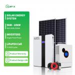 10kw Full Set Hybrid Offgrid System 15kw 5kw Rooftop Solar Power System for sale