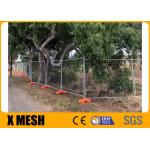 Welded Galvanized Metal Mesh Fencing , Portable Outdoor Fence 2.4 X 2.1 Metres for sale