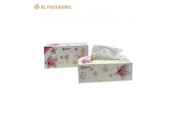 China Customized Facial Paper Tissue With Printed Logo 190x190mm Large Facial Tissues supplier