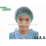 ISO13485 Nonwoven Disposable Round Cap With Double Elastic for sale