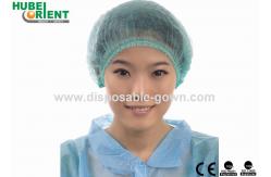 China ISO13485 Nonwoven Disposable Round Cap With Double Elastic supplier