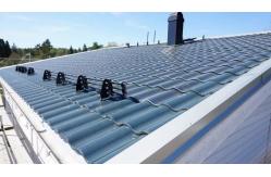 China 50W BIPV Curved Roof Shingles Mono Integrated Solar Panel Tiles supplier