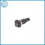 Nylon Cap Phenolic Frame 6.35x30mm Micro Fuse Holder R3-21A Nut Mounted