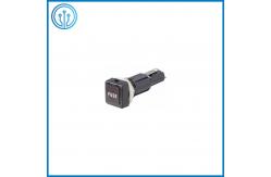 China Nylon Cap Phenolic Frame 6.35x30mm Micro Fuse Holder R3-21A Nut Mounted supplier