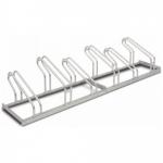 6 Hoop Bike Rack Hardware Fabrication Commercial Bike Parking Rack for sale