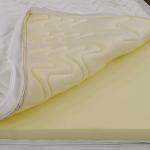 Customizable Push 4 Inch Memory Foam Topper Square And Foldable