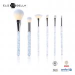 Beauty Plastic Handle Travel Makeup Brush Set Synthetic Hair Beauty Cosmetics Brushes for sale