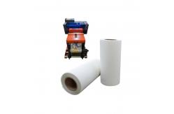 China Textile T - Shirt 30 / 60 / 90cm*100m Transparent DTF Film Roll supplier