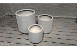 China Frost Resistant Fiber Clay Planter for Living Room Decor supplier
