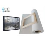 Exhibition 280Gsm Polyester Printing Canvas Rolls Matte Inkjet Fabric Paper for sale