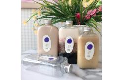 China Cold Beverage 24mm 400ml Plastic Juice Bottles With Caps supplier