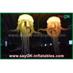 Colorful Nylon Inflatable Lighting Decoration in  Octopus Shape With Led Light for sale