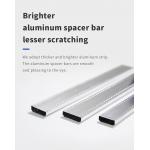 4 mm unbendable aluminum spacer bar for glass sliding door accessories for sale
