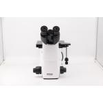 Trinocular Head Metallurgical Optical Microscope 4 Holes Nosepiece Three Layer Mechanical Stage for sale