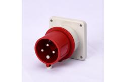 China 3 P 32A IP44 Protection Degree Industrial Plug Socket 230v With Long Life supplier
