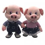 2 ASSTD Singing Walking Stuffed Animals Pig With Music for sale