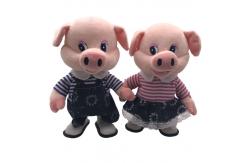 China 2 ASSTD Singing Walking Stuffed Animals Pig With Music supplier