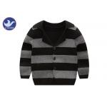 Boys Tailored Collar Kids Sweater Coat Stripes Children Knitted Blazer Suit for sale
