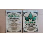 Custom kratom herbal incense packaging / 3ct OPMS capsules kratom bag for sale
