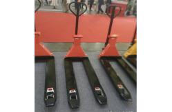 China Low Profile Pallet Jack With Weight Scale Commercial And Industrial Use supplier