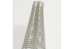 China 48 Loops Single Spiral Metal Coil Binding 0.25 - 2'' For Notebook supplier