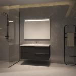 Intuitive Touch Large Led Bathroom Mirror Moisture Proof For Hotels for sale