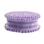 Purple Knitted 5.5cm Lace Elastic Band 55mm Polyester Webbing Straps for sale
